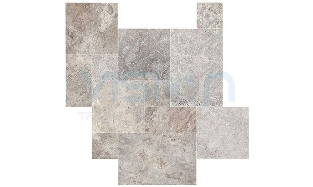 Silver Travertine C/C