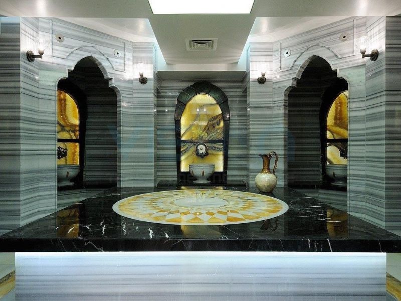 Alexandrette Black Marble Kitchen